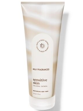 Bath & Body Works Sensitive Skin Milk Fragranced Moisturizing Body Wash 10oz NEW